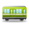 Railway Car emoji on Samsung